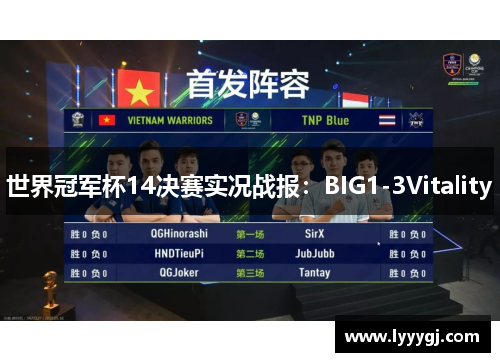 世界冠军杯14决赛实况战报：BIG1-3Vitality